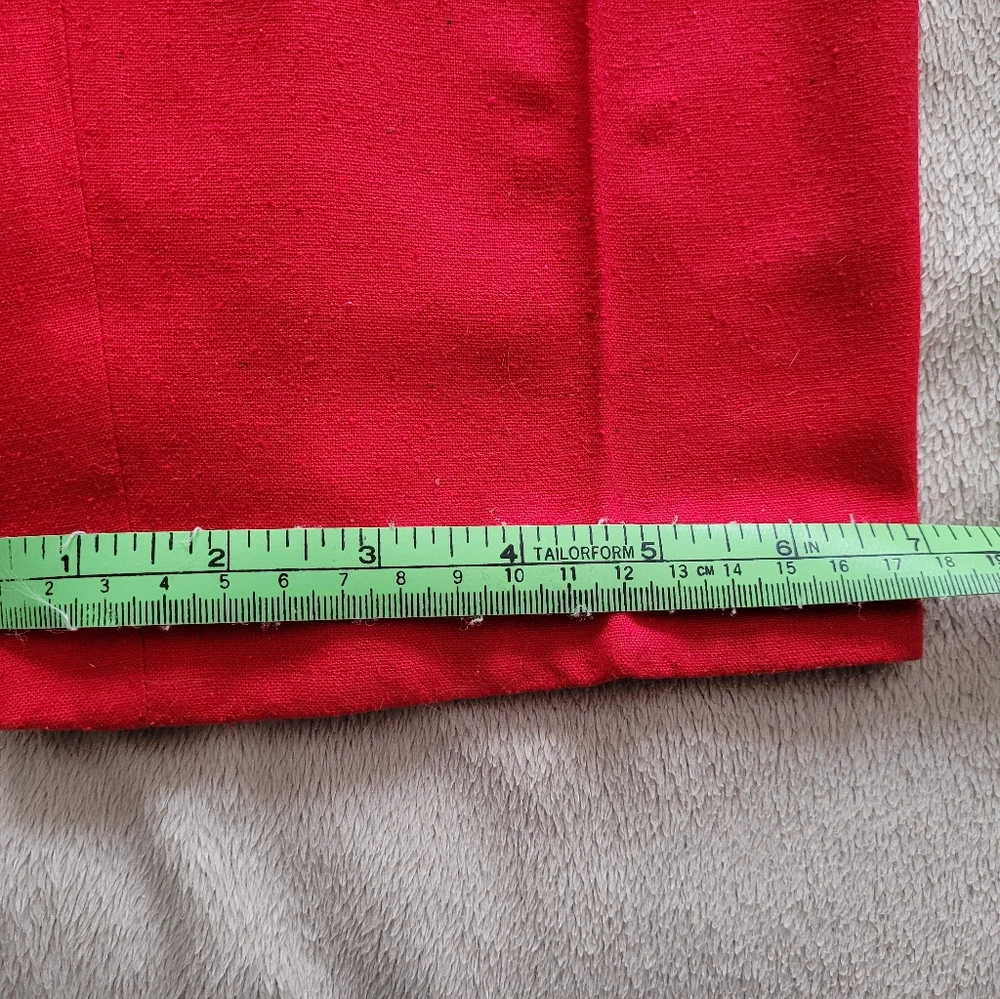 Brand New- High Waisted Pants in Raw Silk - Picture 8 of 10